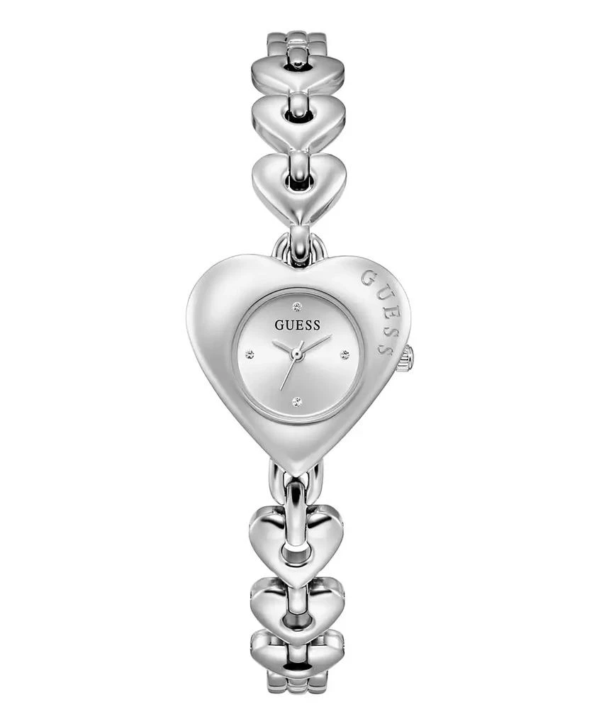 GUESS Women's Silver-Tone Analog Watch, 28mm 1