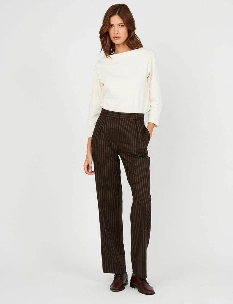 INES DE LA FRESSANGE PARIS Hector brown trousers 2