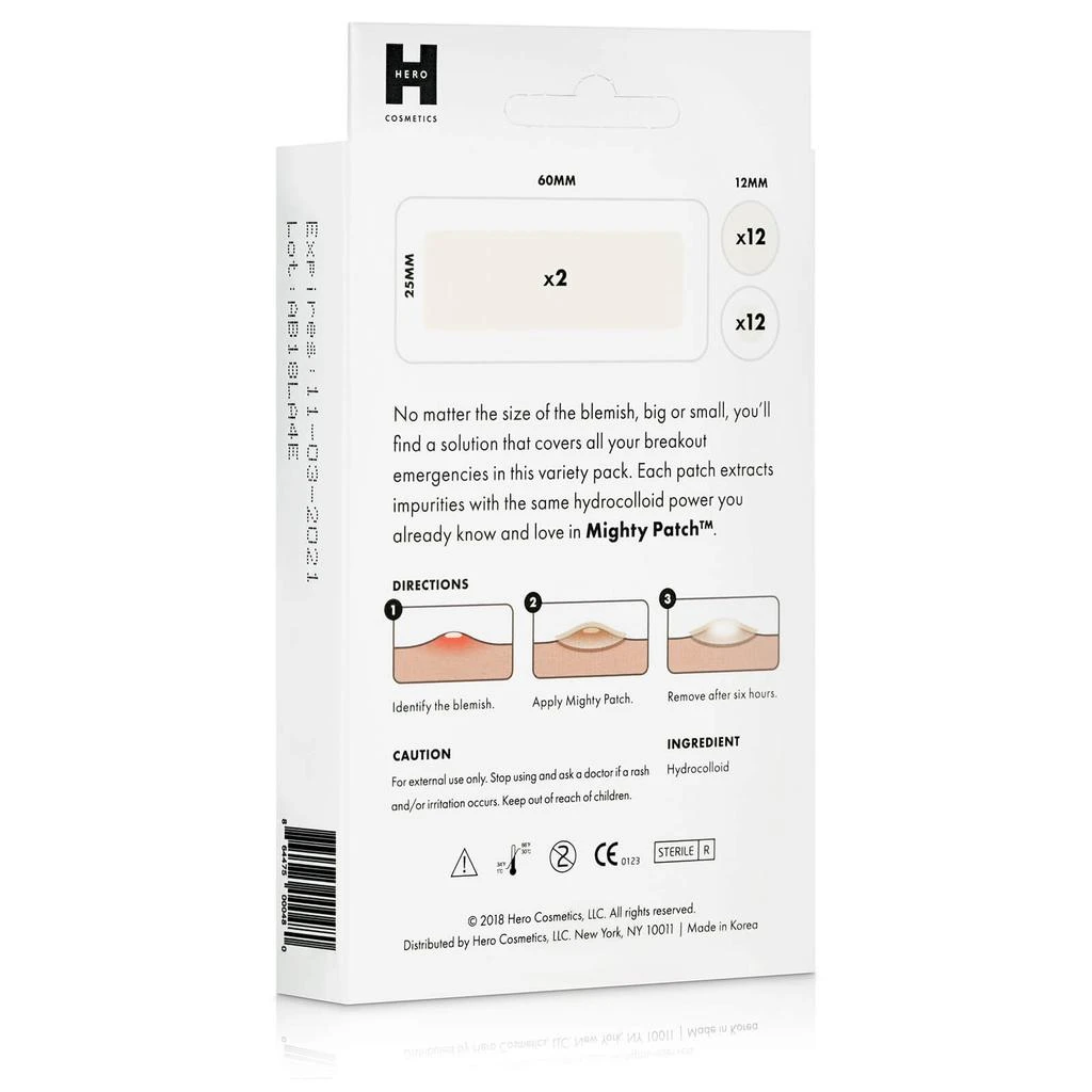 Hero Cosmetics Hero Cosmetics Mighty Patch Variety Pack 4