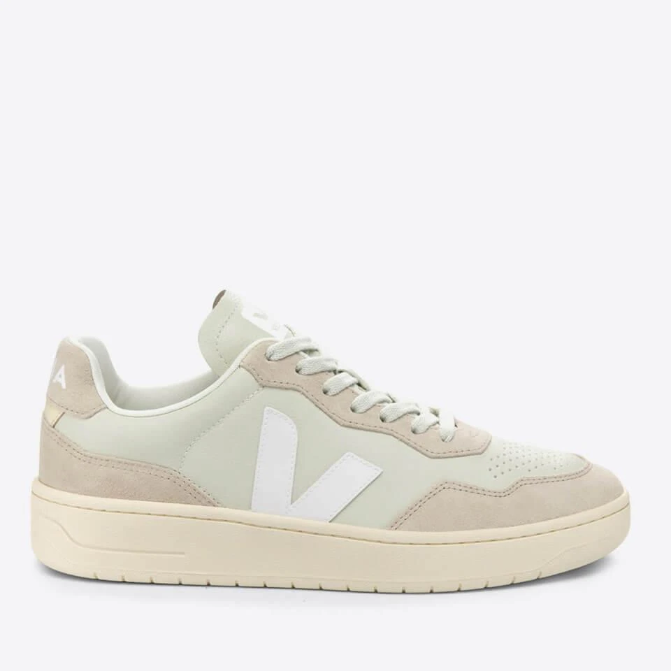 Veja VEJA WOMEN'S V-90 BASTILLE LEATHER AND SUEDE TRAINERS 1