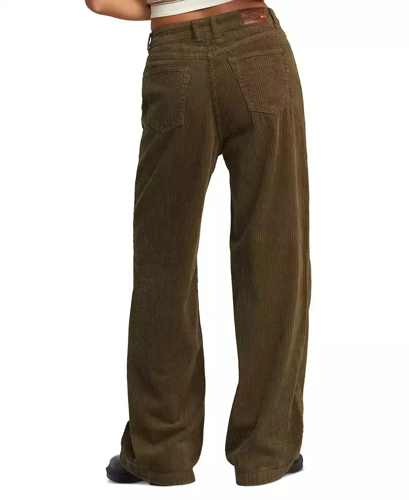 RVCA Juniors' Coco High-Rise Corduroy Pants 4