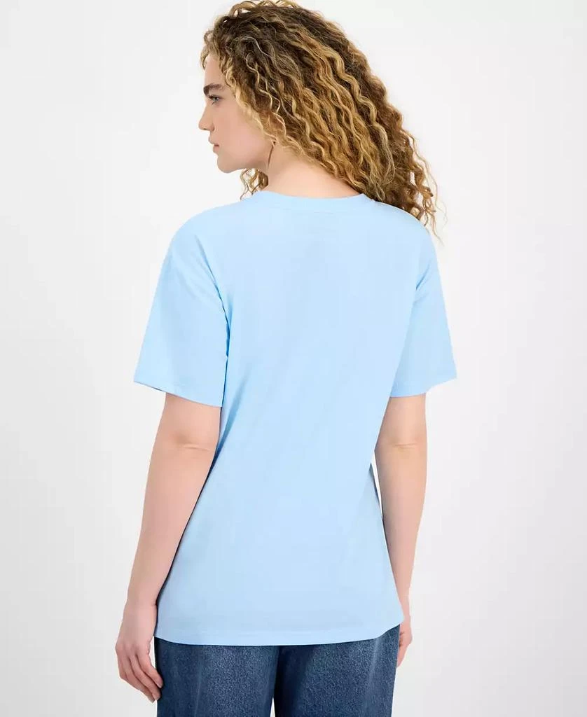 Freeze 24-7 Juniors' Stitch Grid Graphic T-Shirt 4
