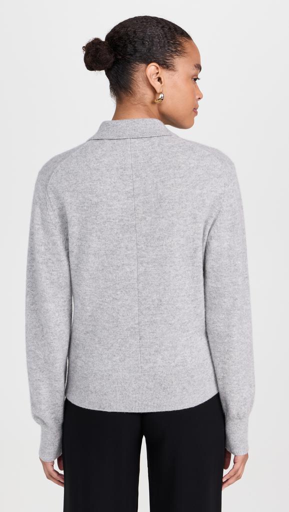 White + Warren Cashmere Button Polo