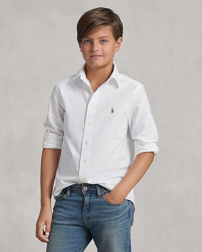 Polo Ralph Lauren Boys' Cotton Oxford - Little Kid, Big Kid