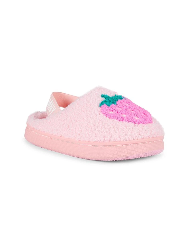 Nicole Miller ​Little Girl
s Strawberry Teddy Slip-On Slippers