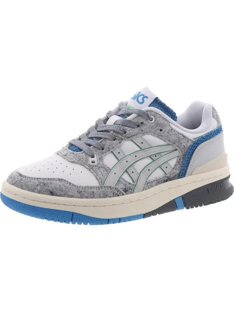 Asics EX89 Mens Faux Leather Lace-Up Casual And Fashion Sneakers 1