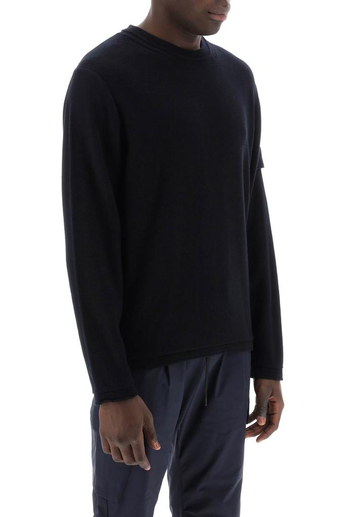 STONE ISLAND cotton and cashmere ghost piece pullover