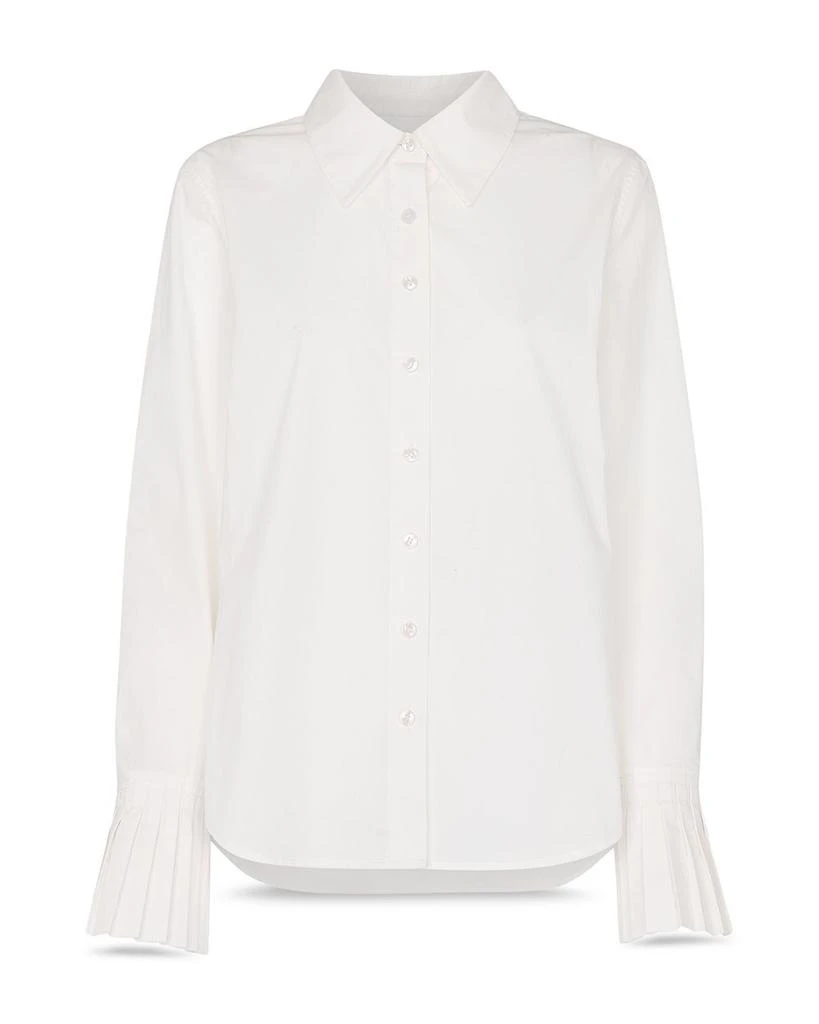 Whistles Marcy Pleated Cuff Shirt 6
