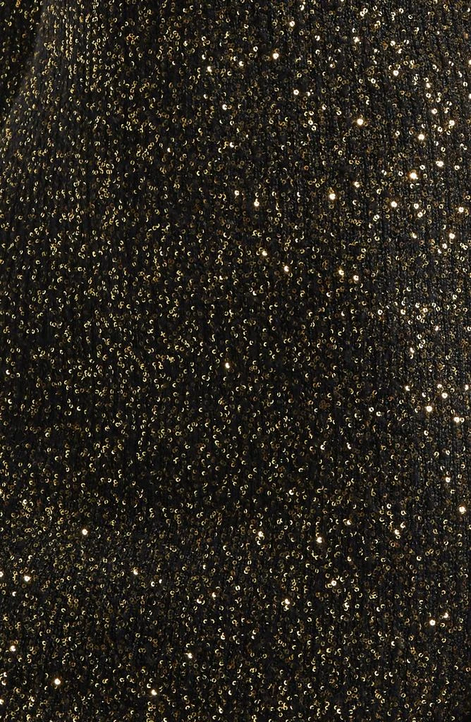 L'Agence Cherry Sequin Long Sleeve Body-Con Minidress 6