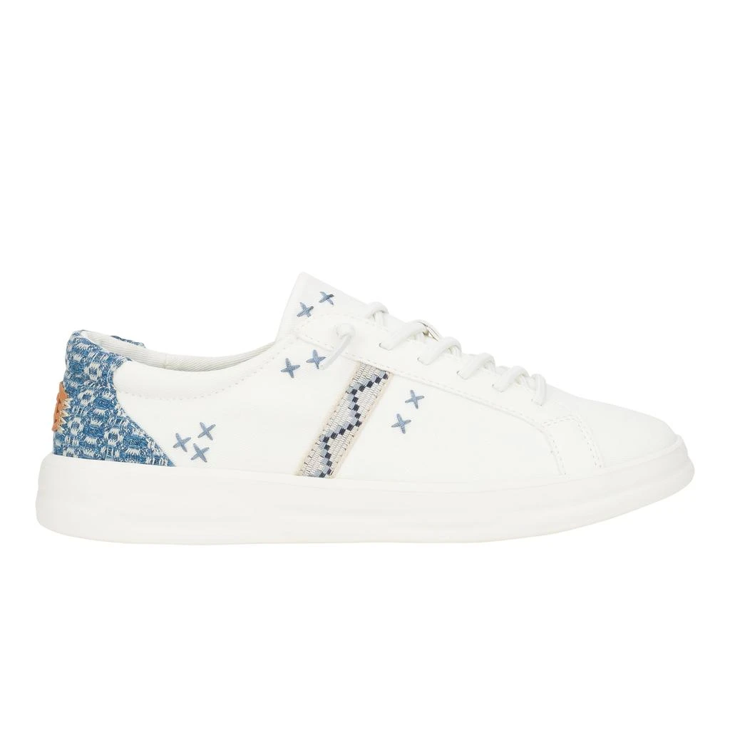 Hey Dude Karina Crafted Boho White/Blue 6