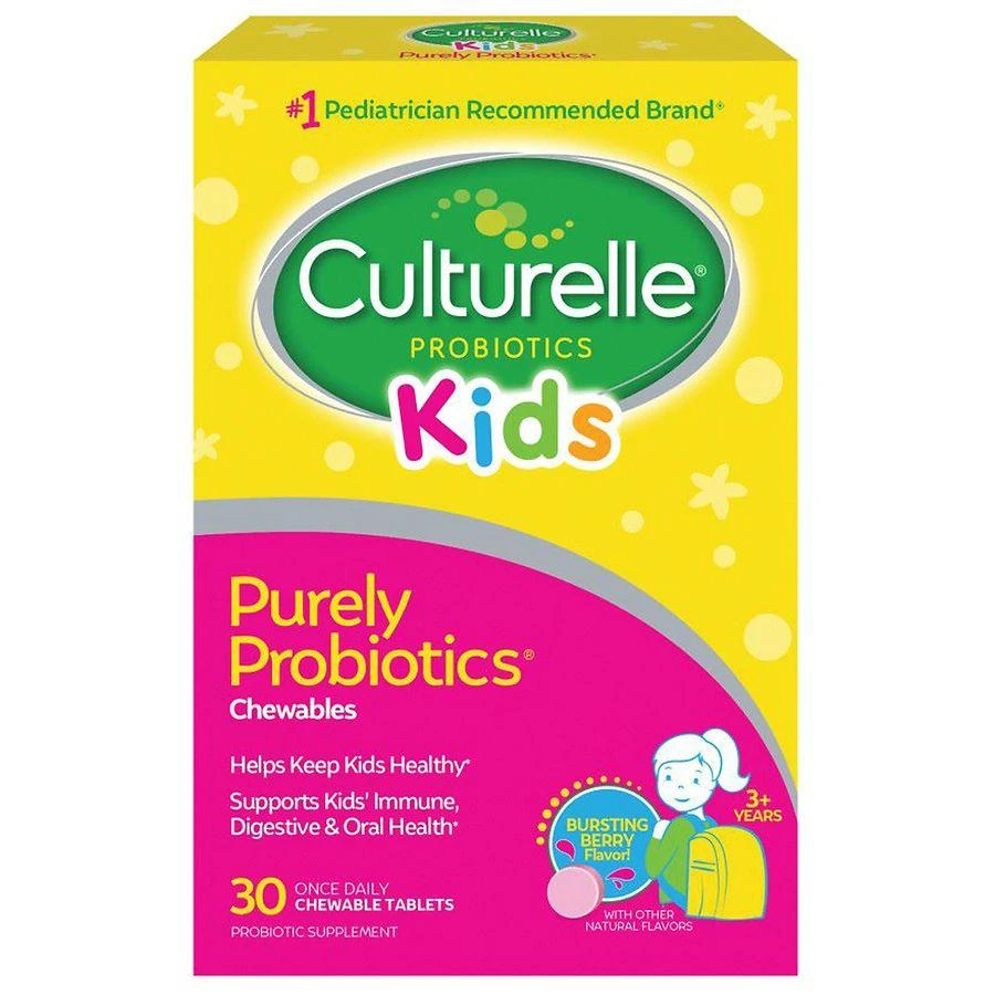 Culturelle Kids Daily Probiotic Supplement Chewable Bursting Berry 1