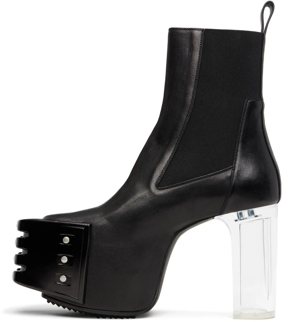 Rick Owens Black Concordians Grilled Kiss 45 Chelsea Boots 3