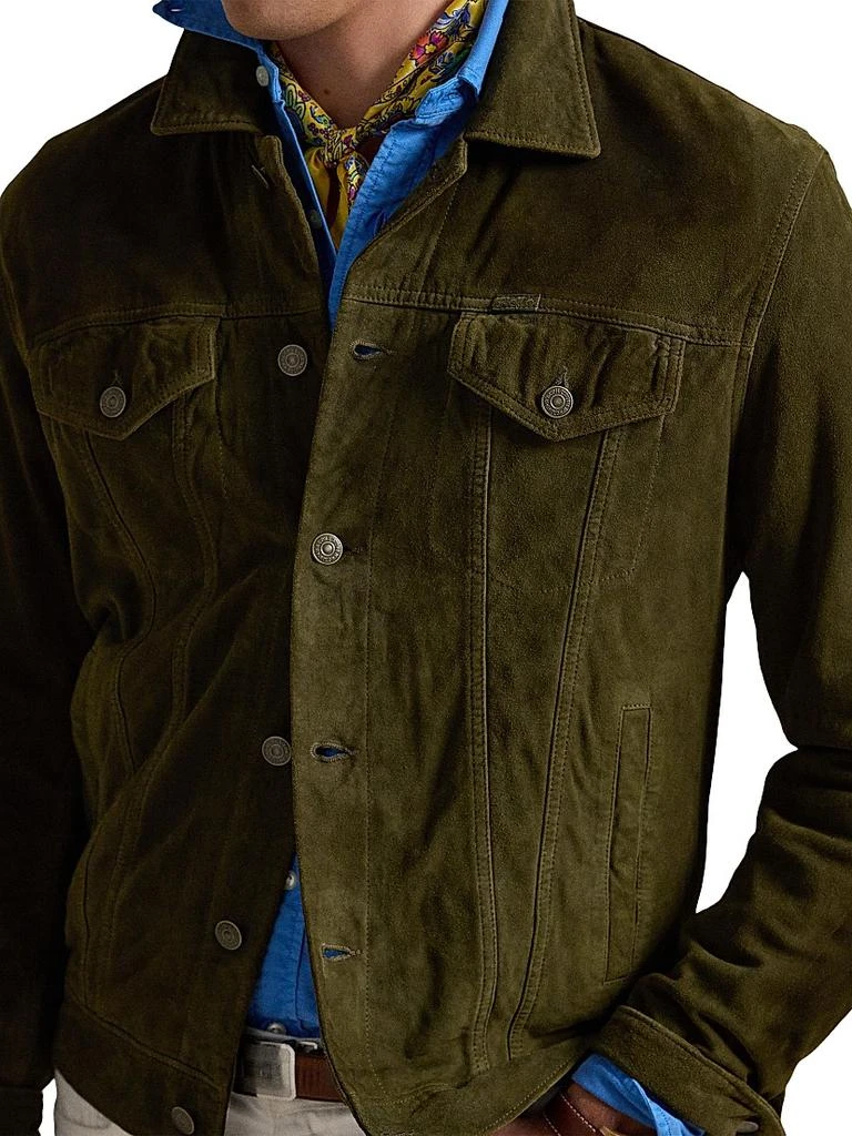 Ralph Lauren Suede Trucker Jacket 5