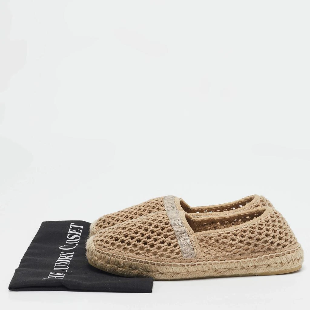 Miu Miu Miu Miu Beige Fishnet Espadrille Flats Size 39 9