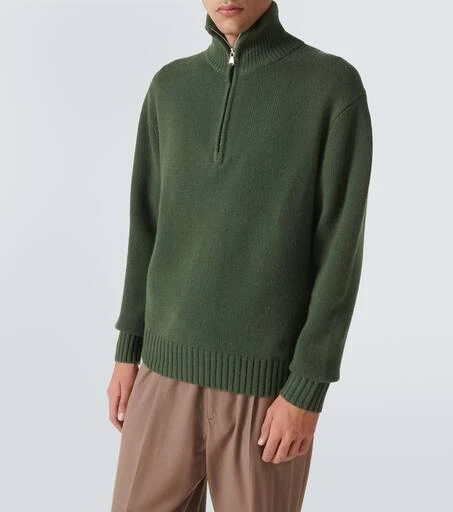 Allude Cashmere half-zip sweater 3