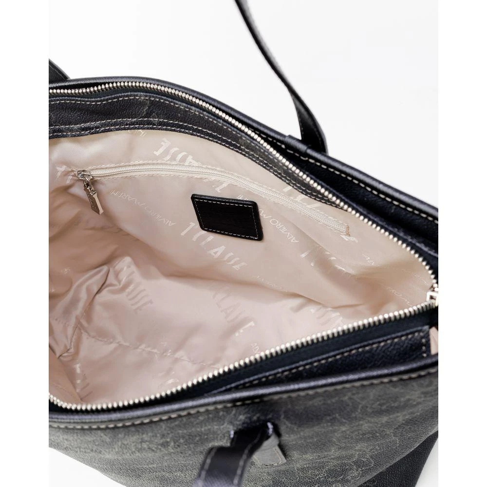 Alviero Martini Prima Classe Black Leather Handbag 5
