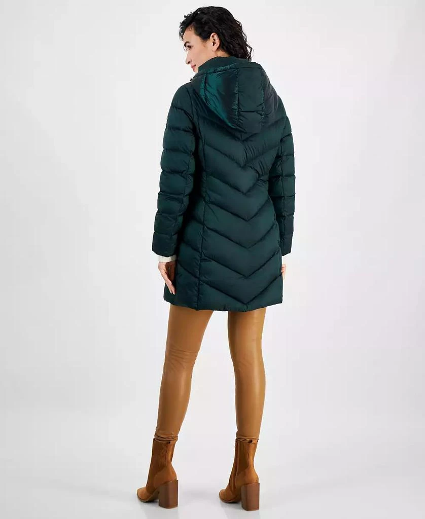 Michael Kors Petite Hooded Packable Down Puffer Coat, Created for Macy's 2