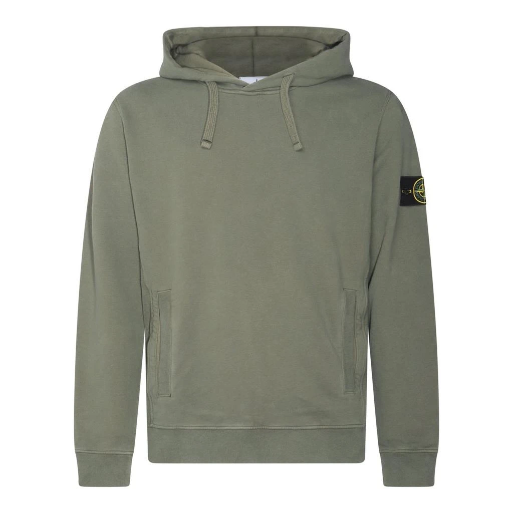 Stone Island Stone Island Logo Patch Drawstring Hoodie 1