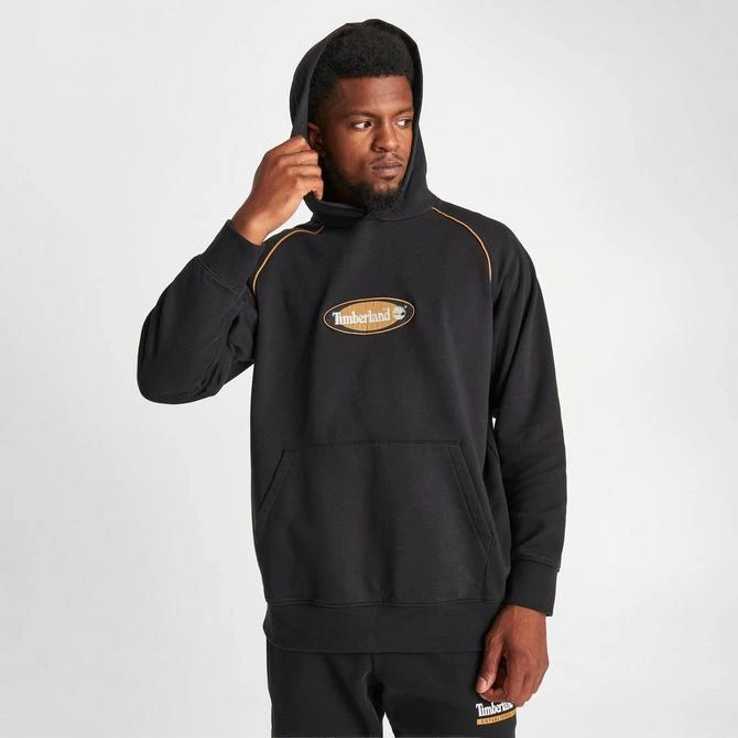 TIMBERLAND Men's Timberland Oval Logo Graphic Pullover Hoodie 5