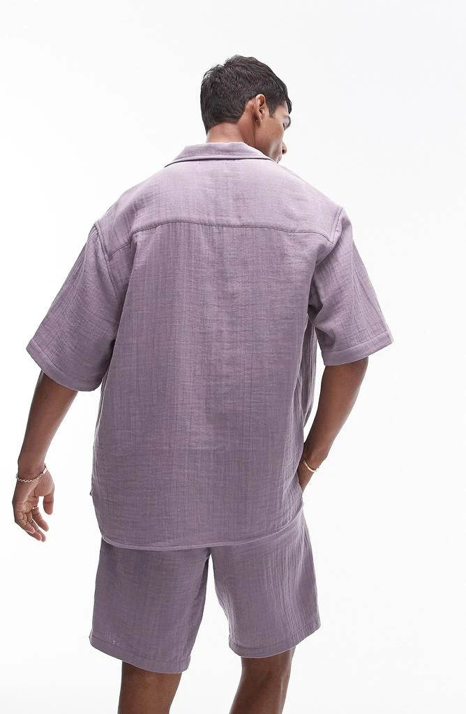 Topman Washed Cotton Camp Shirt 3