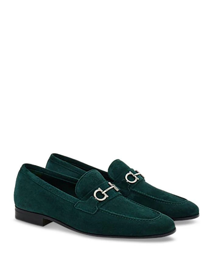 Salvatore Ferragamo Men's Balty 2Vit Gancini Buckle Loafers - Regular 4