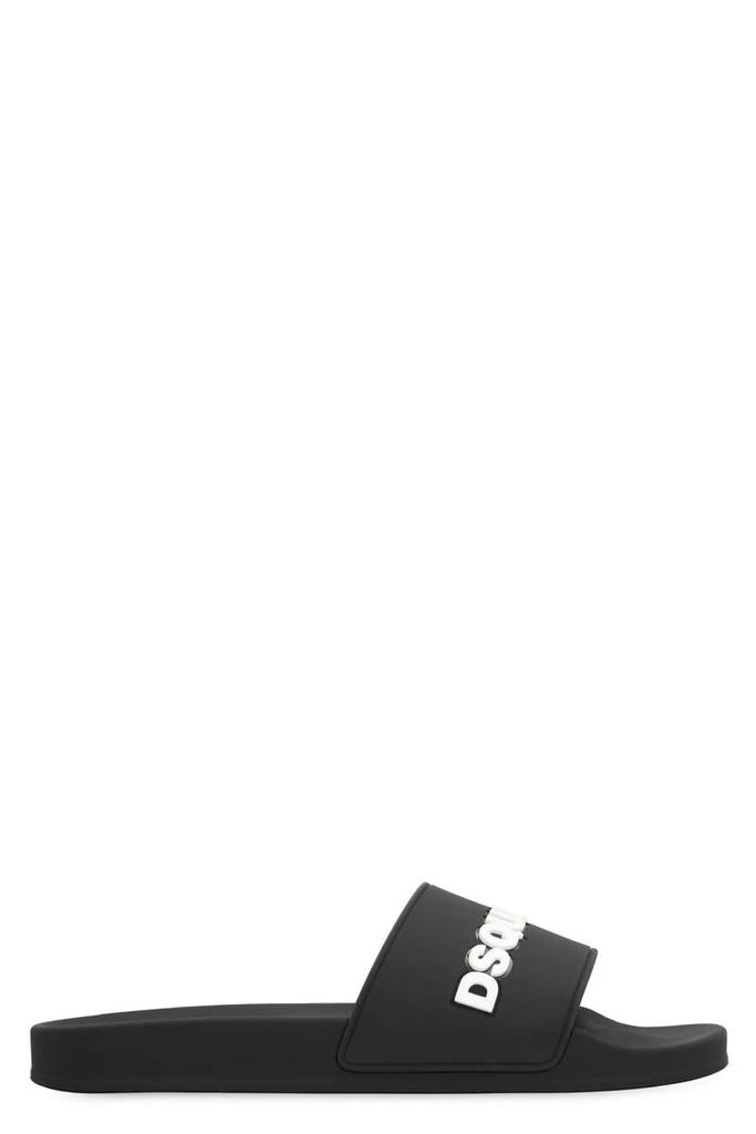 DSQUARED2 DSQUARED2 Logo Detail Rubber Slides 1