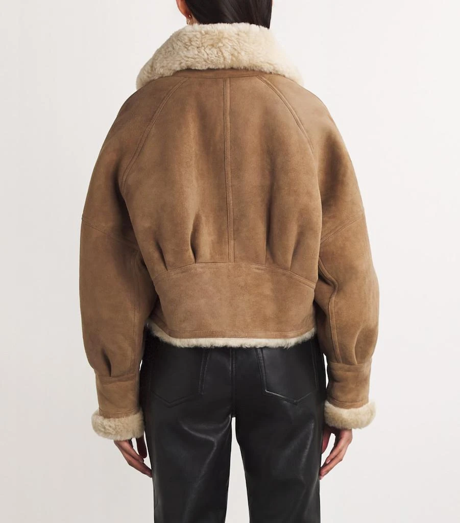 Shoreditch Ski Club Shearling Opal Jacket 4