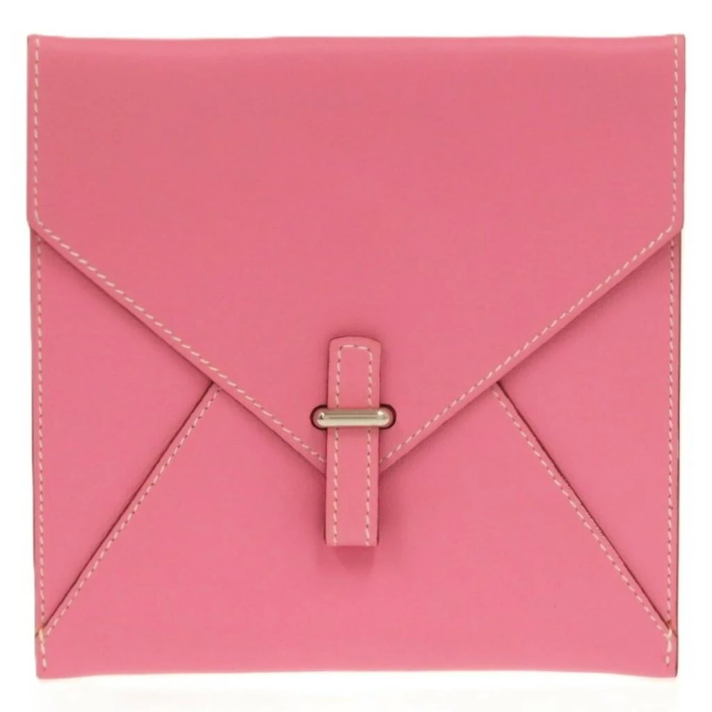 Hermes pink Leather Pouch (Pre-Owned)