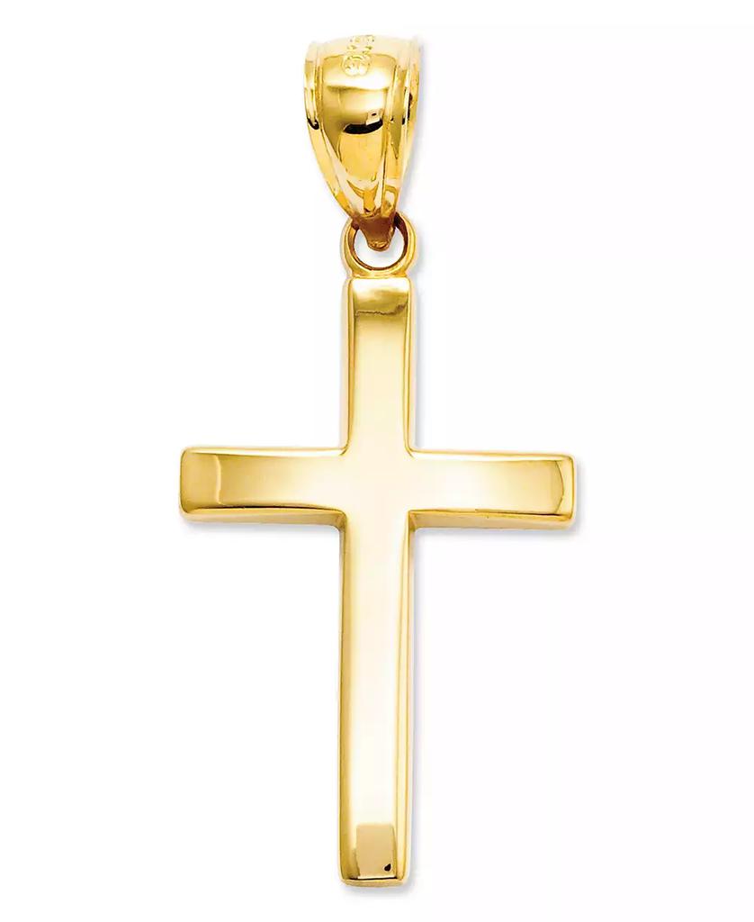 Macy's 14k Gold Charm, Polished Cross Charm