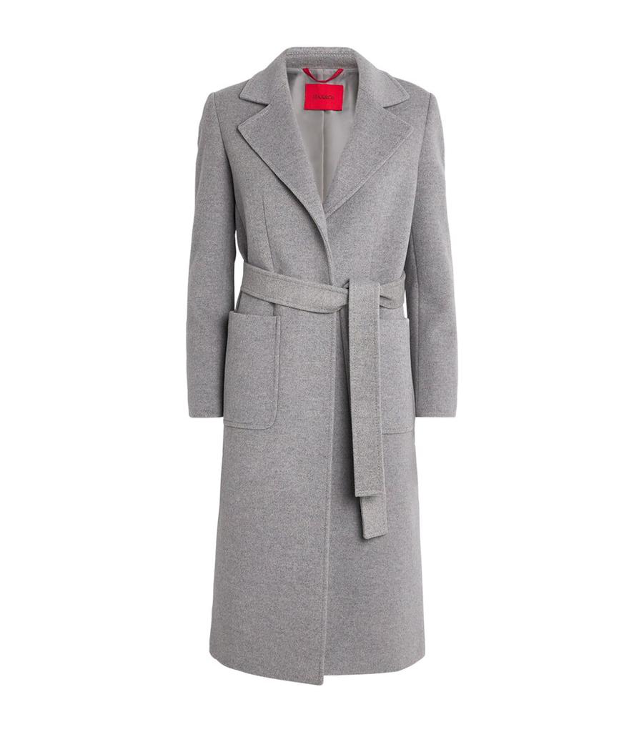 【送料&関税込】Max Mara Studio Galante Medium Grey Coat Max Mara Galante Medium Grey Coat GREY 42-IT - Jackets