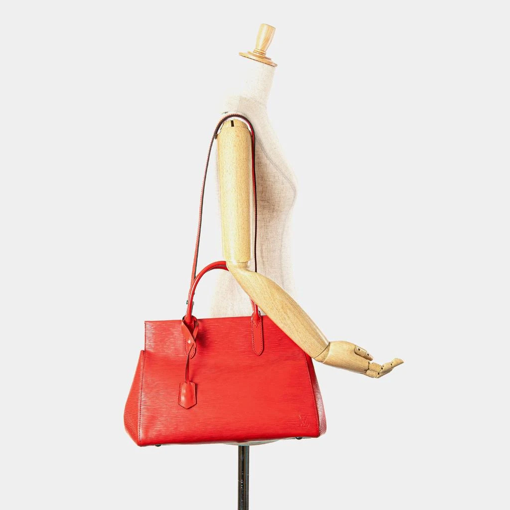 Louis Vuitton Louis Vuitton Red Epi Marly MM 4