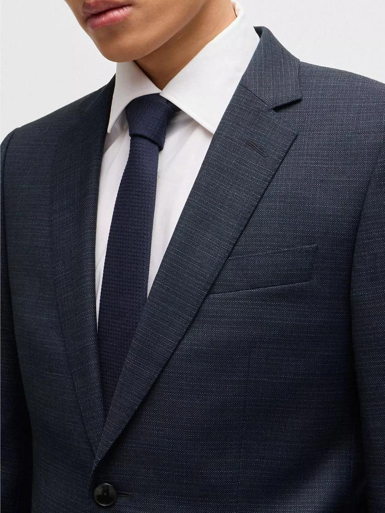 Hugo Boss Slim Fit Suit in Micro Patterned Stretch Wool 5