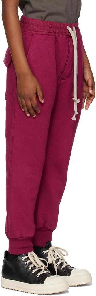 Rick Owens Kids Pink Drawstring Lounge Pants 2