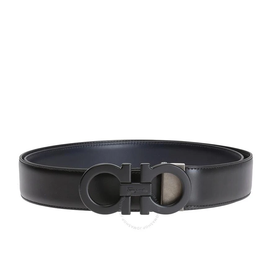 Ferragamo Salvatore Ferragamo Reversible And Adjustable Gancini Belt 1