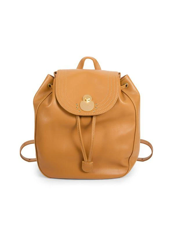 Longchamp Leather Backpack 1