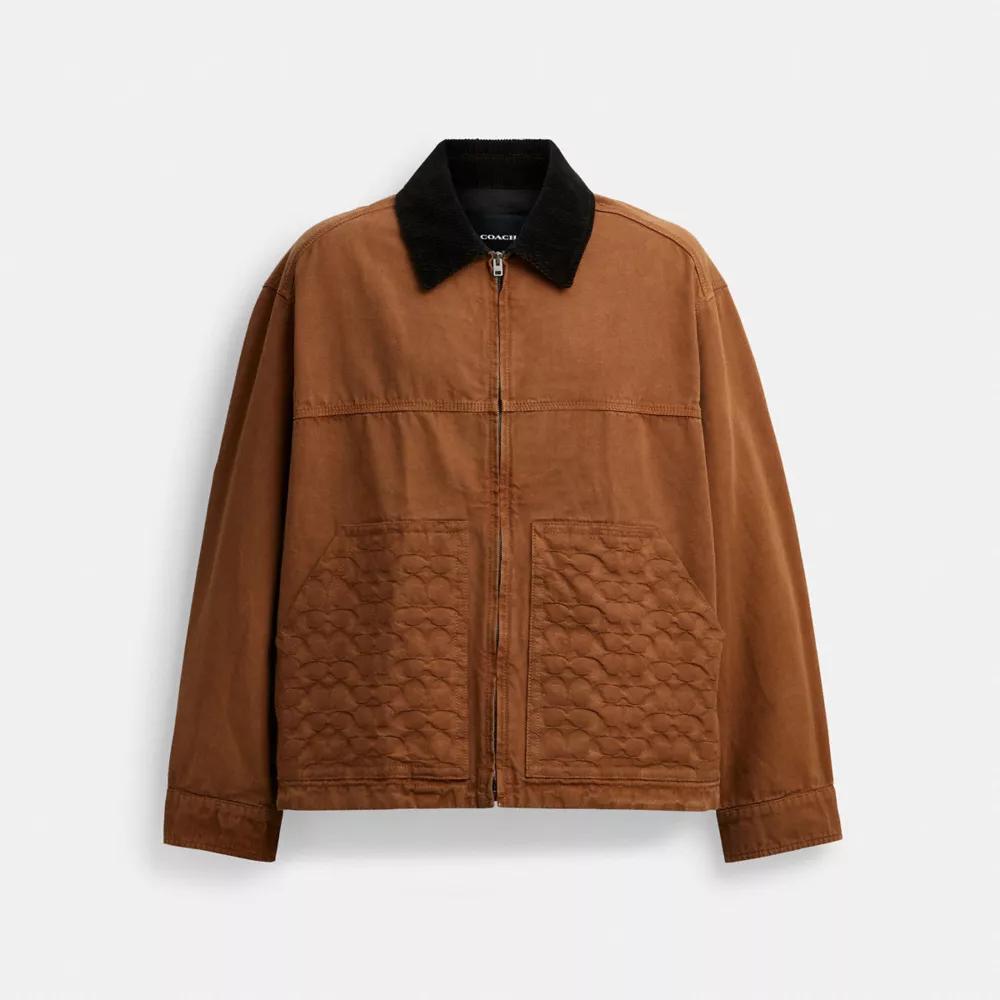 ジャケット・アウター COACH LEATHER Trucker Jacket L CM795 Leather Trucker Jacket – On Sale Now with Up to 80% Off | Discover