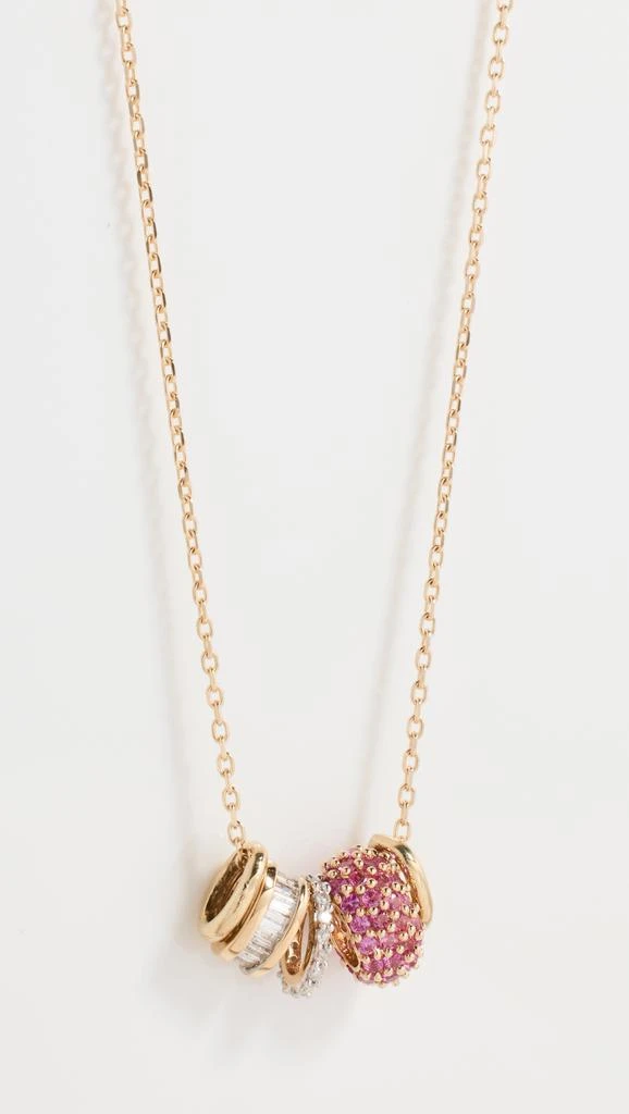 Adina Reyter 14k Bead Party New Pink Sapphire Rager Necklace 5