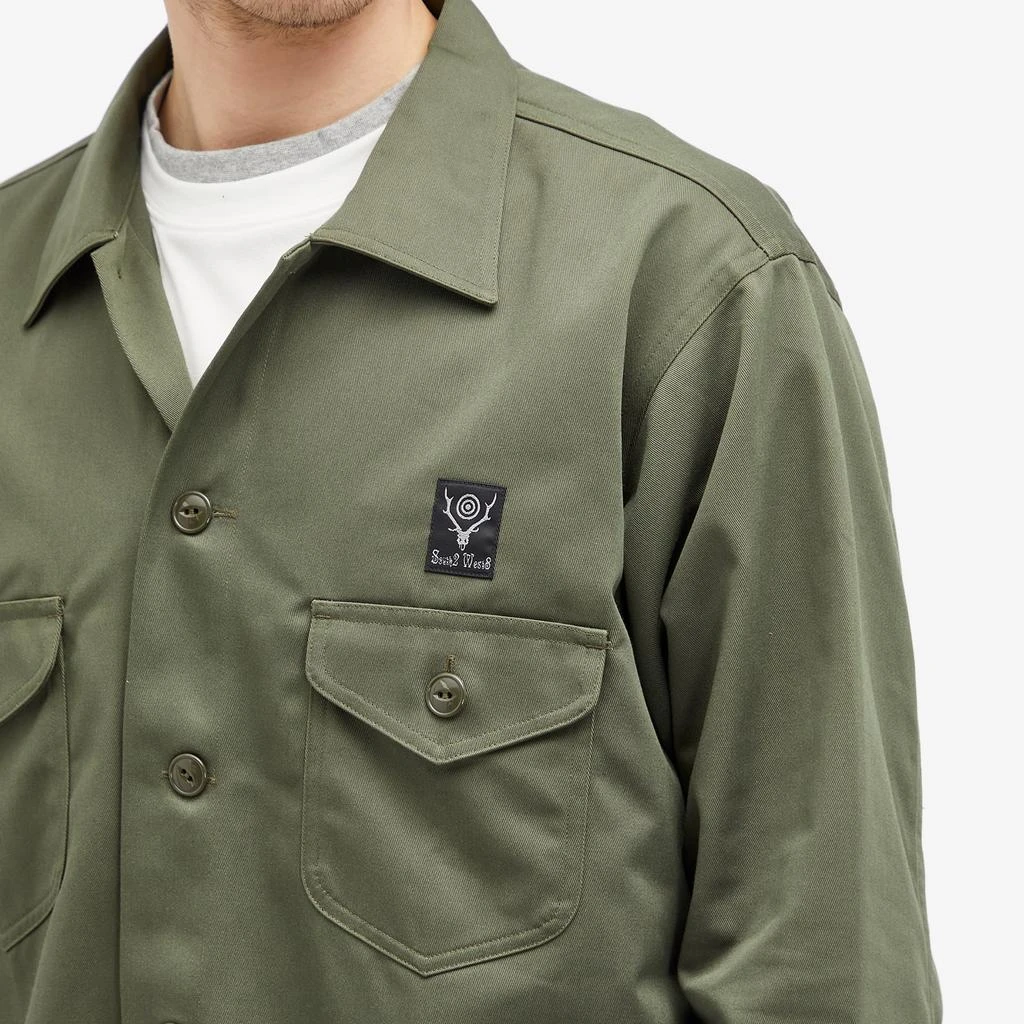South2 West8 South2 West8 Smokey Overshirt 5