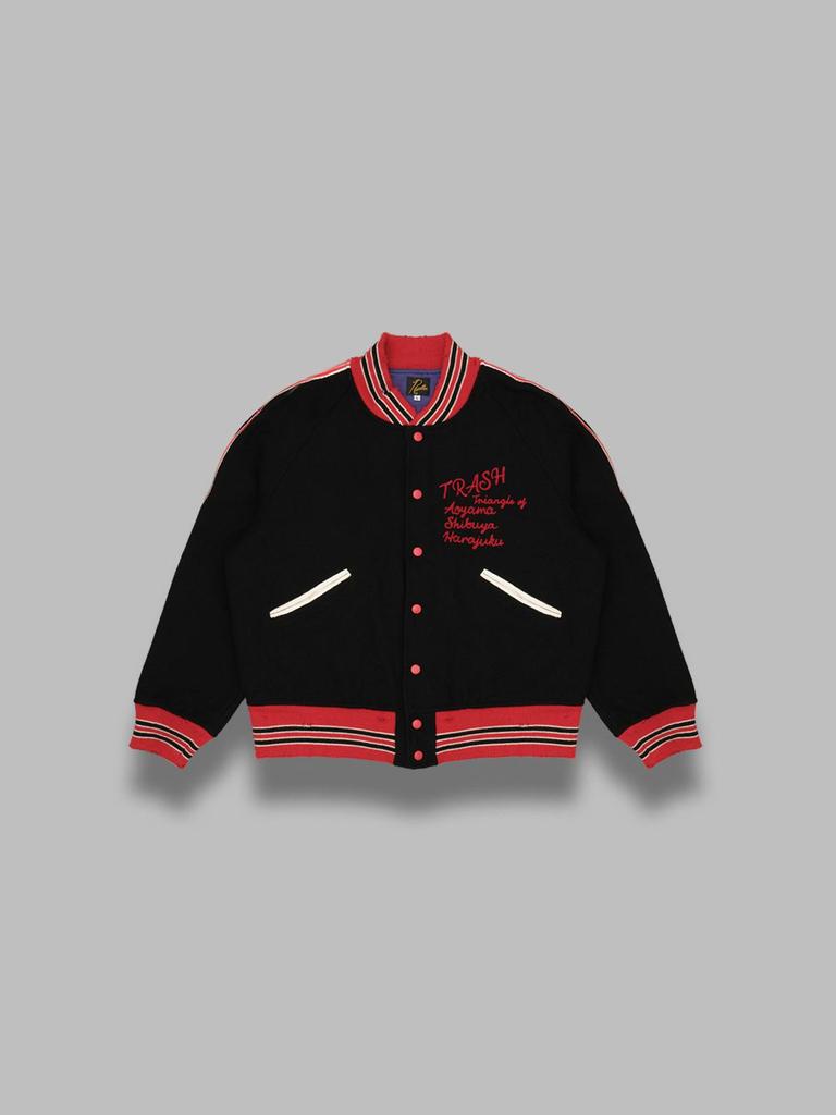 l*e様 Needles Deconstructed Lettered Jack Shop deconstructed lettered jacket on Sale at BeyondStyle – Get 41