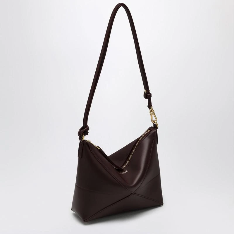Loewe Puzzle Fold clutch bag Dark Burgundy 3