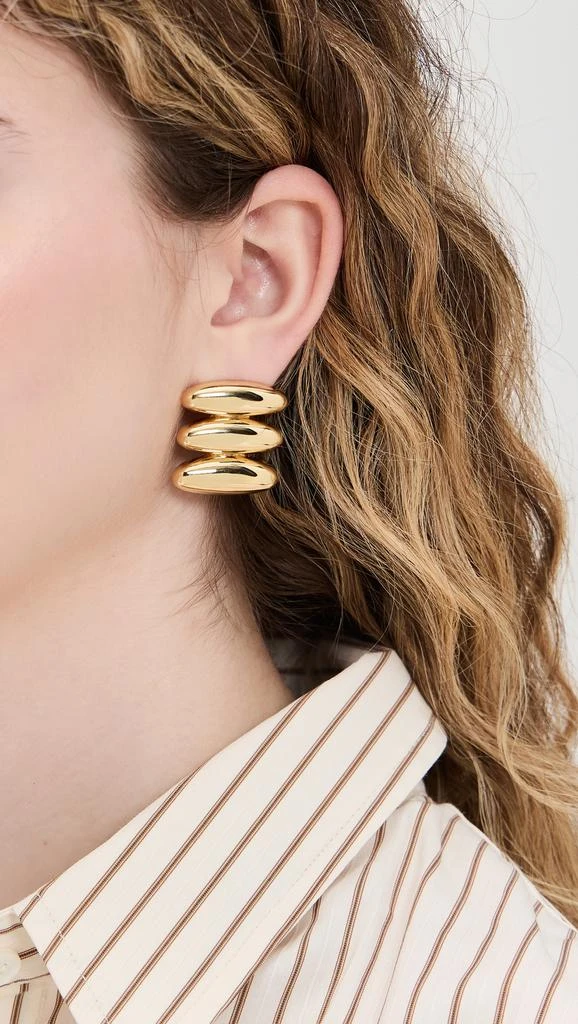 Luv AJ Milan Bead Stud Earrings 2