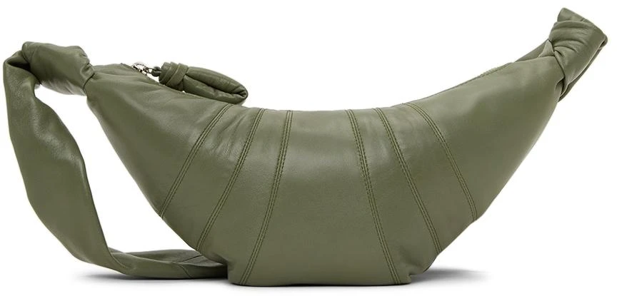 Lemaire Green Small Croissant Bag 1