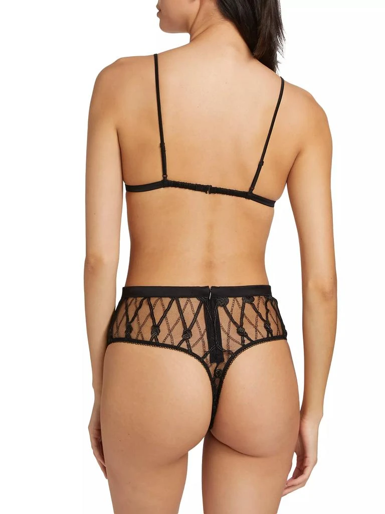 Kiki De Montparnasse Bondage Silk-Blend Soft Bra 4