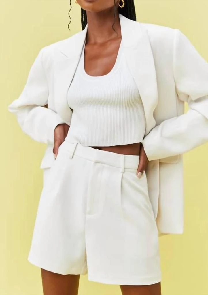 Good American Good American - Luxe Suiting Boyfriend Blazer 5