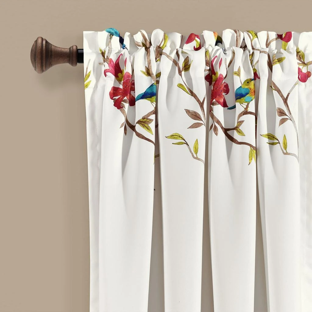 Lush Decor Neela Birds Light Filtering Window Curtain Panel Set 2