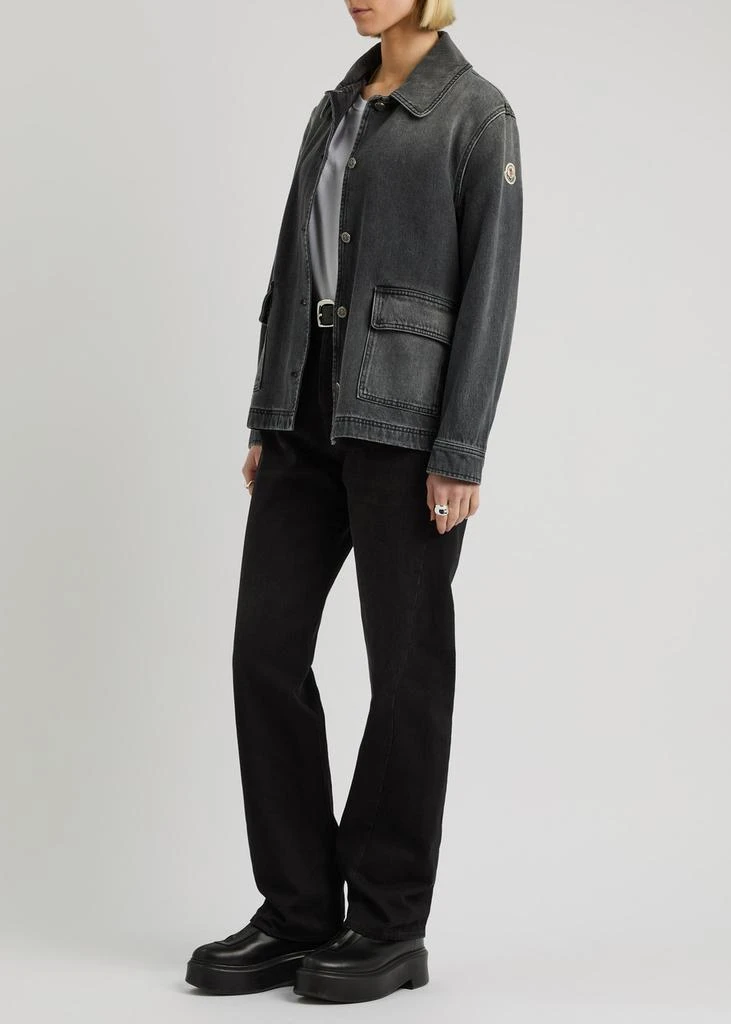 Moncler Faded denim jacket 4