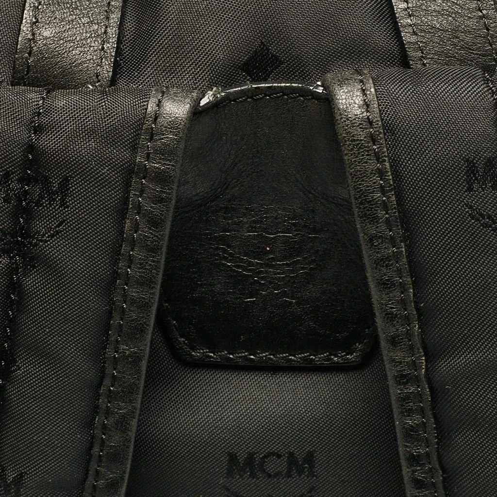 MCM MCM Black Visetos Nylon Stark Backpack 6