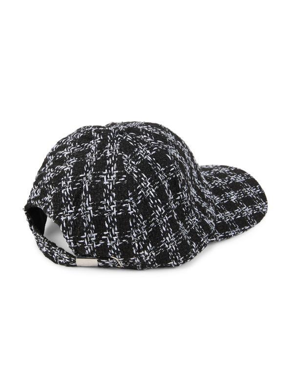 Karl Lagerfeld Paris Tweed Baseball Cap