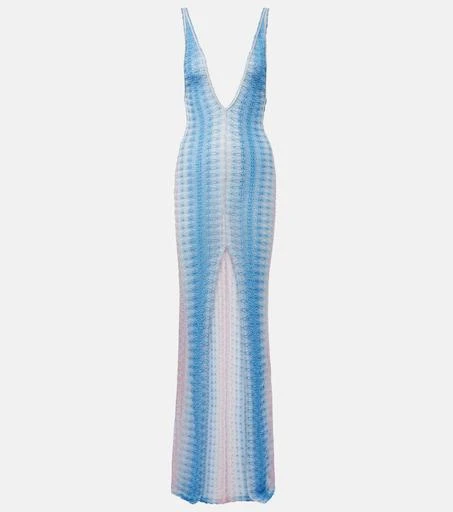 Missoni Zigzag ombr lam maxi dress - Dresses & Skirts - Free Shipping -  BeyondStyle