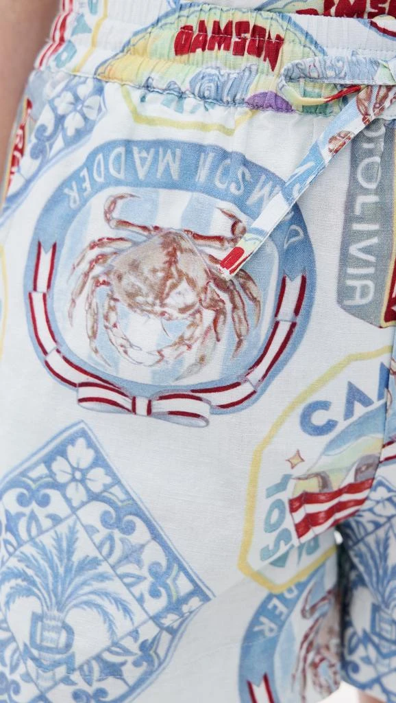 Damson Madder Pull On Holiday Print Shorts 5